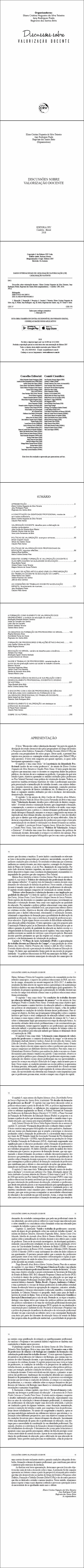 DISCUSSÕES SOBRE VALORIZAÇÃO DOCENTE