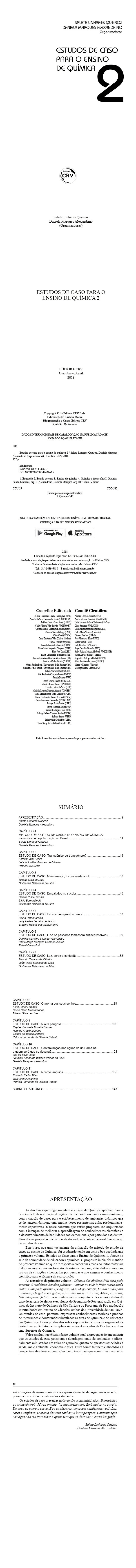 ESTUDOS DE CASO PARA O ENSINO DE QUÍMICA 2