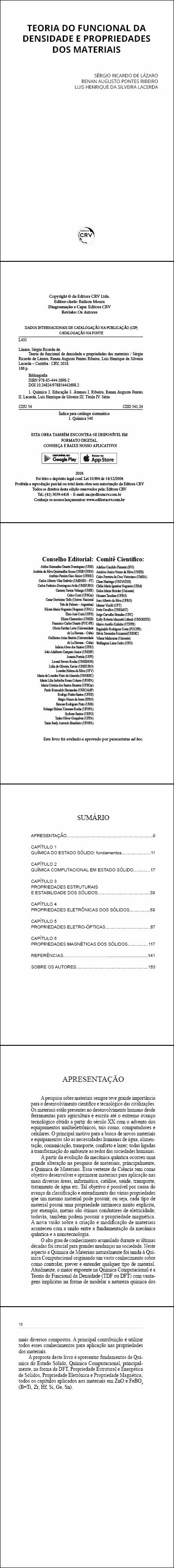 TEORIA DO FUNCIONAL DA DENSIDADE E PROPRIEDADES DOS MATERIAIS