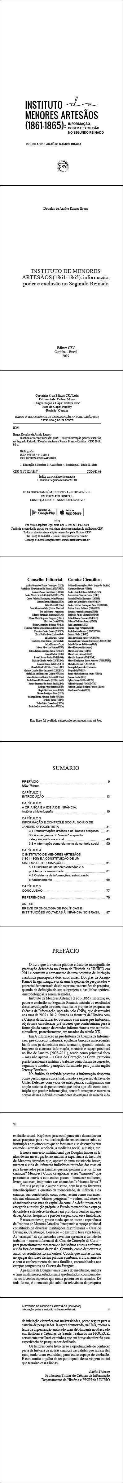 INSTITUTO DE MENORES ARTESÃOS (1861-1865):<br> informação, poder e exclusão no Segundo Reinado