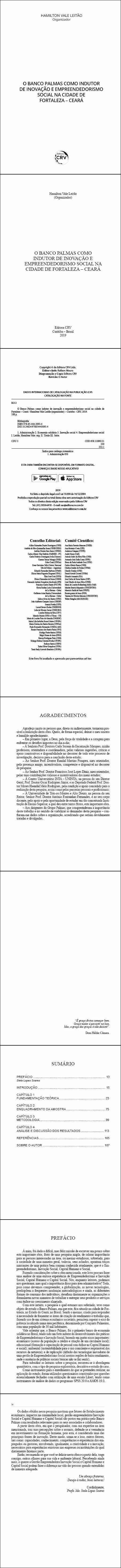 O BANCO PALMAS COMO INDUTOR DE INOVAÇÃO E EMPREENDEDORISMO SOCIAL NA CIDADE DE FORTALEZA – CEARÁ