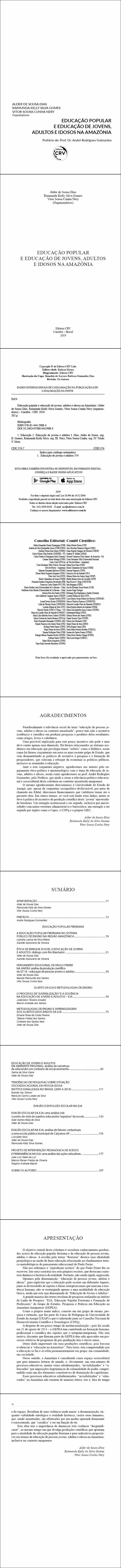 EDUCAÇÃO POPULAR E EDUCAÇÃO DE JOVENS, ADULTOS E IDOSOS NA AMAZÔNIA