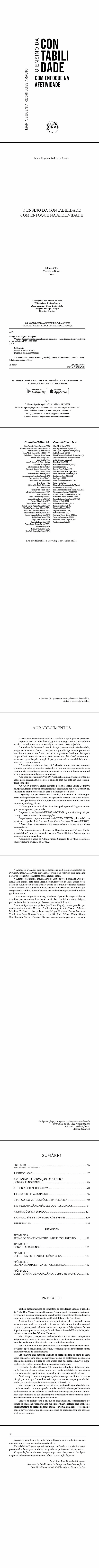 O ENSINO DA CONTABILIDADE COM ENFOQUE NA AFETIVIDADE