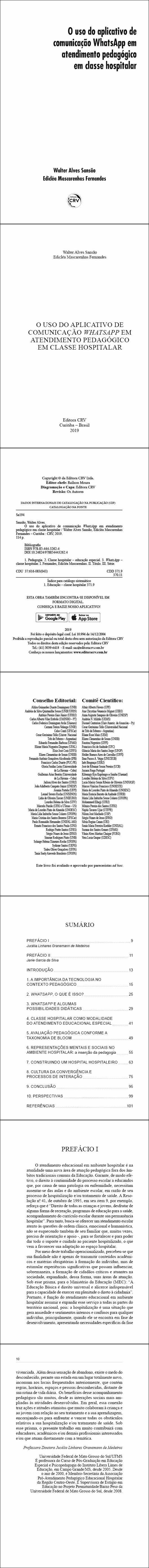O USO DO APLICATIVO DE COMUNICAÇÃO WHATSAPP EM ATENDIMENTO PEDAGÓGICO EM CLASSE HOSPITALAR