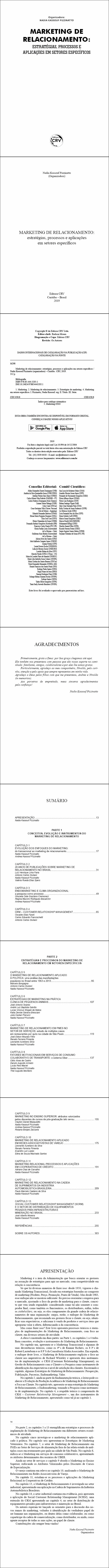 MARKETING DE RELACIONAMENTO: <br> estratégias, processos e aplicações em setores específicos