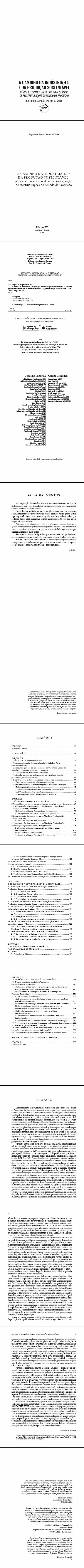 A CAMINHO DA INDÚSTRIA 4.0 E DA PRODUÇÃO SUSTENTÁVEL: <BR> gênese e ferramentas de uma nova geração de reestruturações do Mundo da Produção