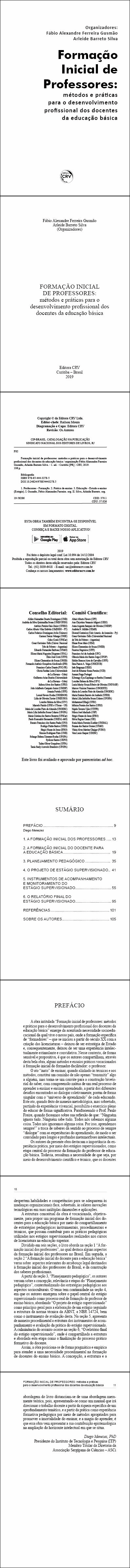 FORMAÇÃO INICIAL DE PROFESSORES:<br>métodos e práticas para o desenvolvimento profissional dos docentes da educação básica