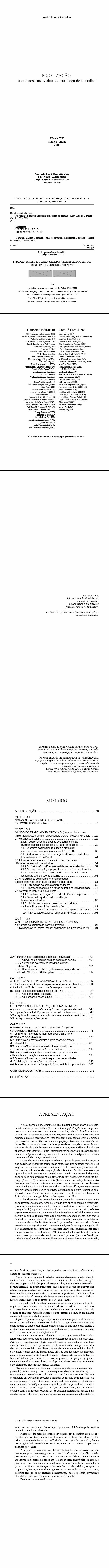 PEJOTIZAÇÃO:  <br>a empresa individual como força de trabalho