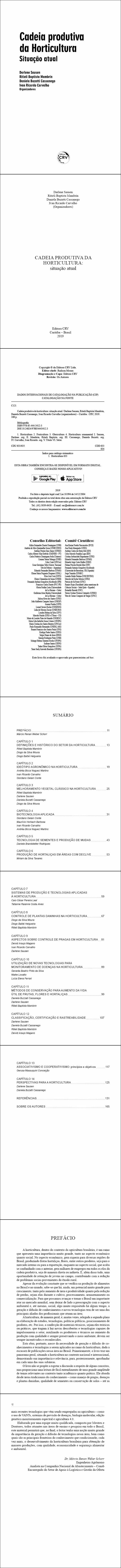 CADEIA PRODUTIVA DA HORTICULTURA:  <br>situação atual