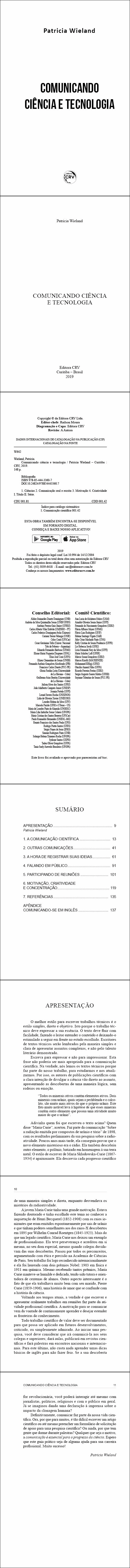 COMUNICANDO CIÊNCIA E TECNOLOGIA