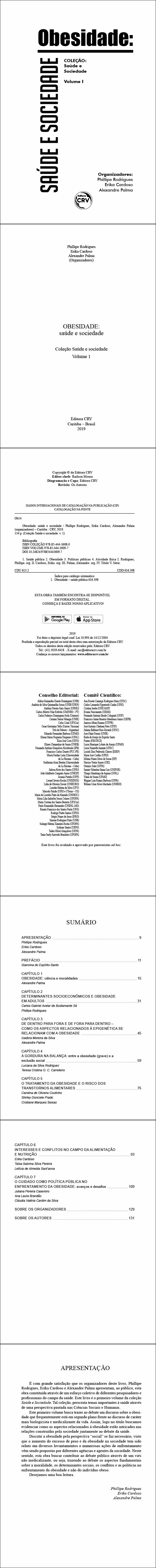 OBESIDADE: <br>saúde e sociedade <br>Coleção Saúde e sociedade - Volume 1