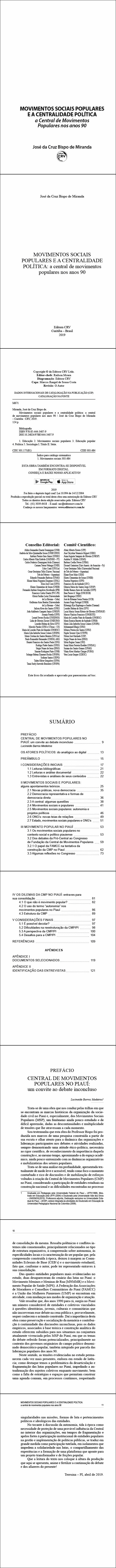 MOVIMENTOS SOCIAIS POPULARES E A CENTRALIDADE POLÍTICA: <br> a central de movimentos populares nos anos 90