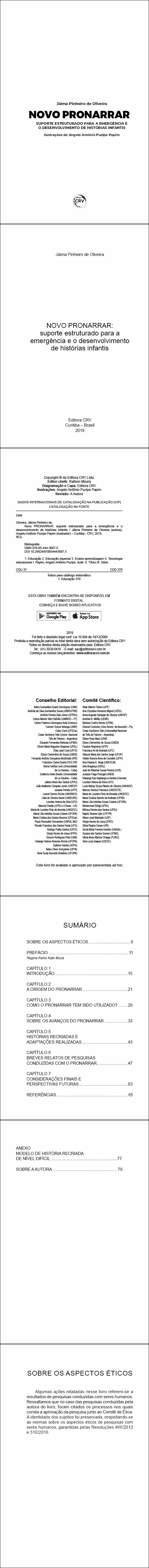 NOVO PRONARRAR: <br>suporte estruturado para a emergência e o desenvolvimento de histórias infantis