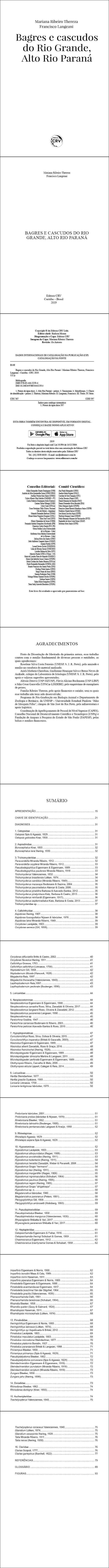 BAGRES E CASCUDOS DO RIO GRANDE, ALTO RIO PARANÁ