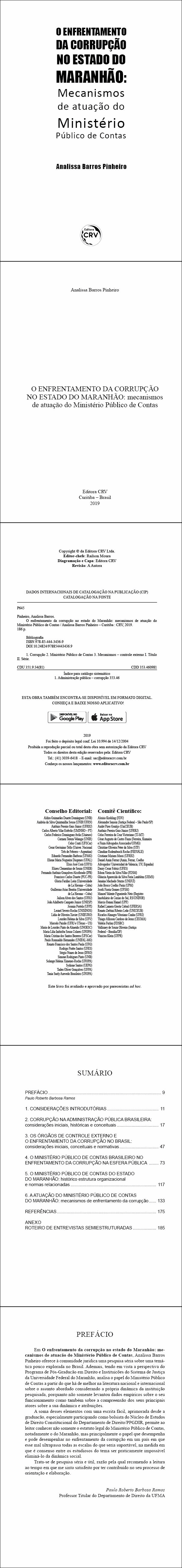 O ENFRENTAMENTO DA CORRUPÇÃO NO ESTADO DO MARANHÃO:<br>mecanismos de atuação do Ministério Público de Contas
