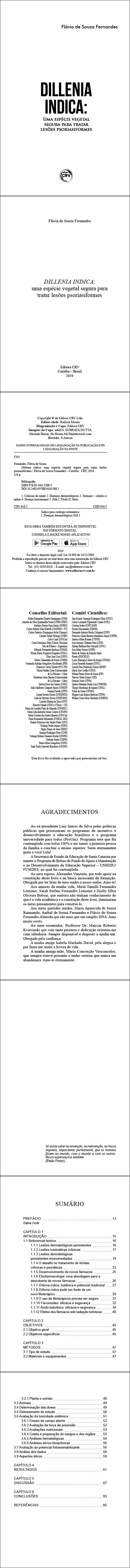 DILLENIA INDICA:<br> uma espécie vegetal segura para tratar lesões psoriasiformes