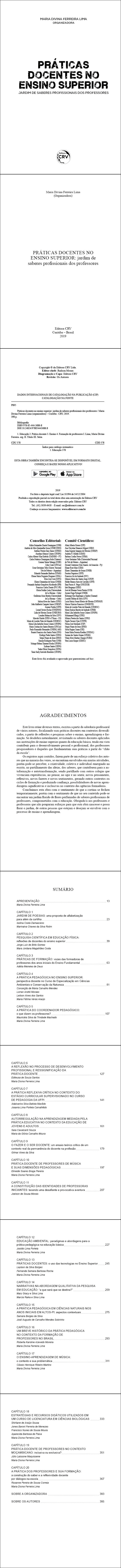 PRÁTICAS DOCENTES NO ENSINO SUPERIOR:<br> jardim de saberes profissionais dos professores