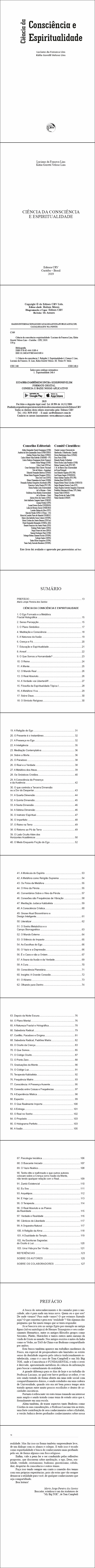 CIÊNCIA DA CONSCIÊNCIA E ESPIRITUALIDADE