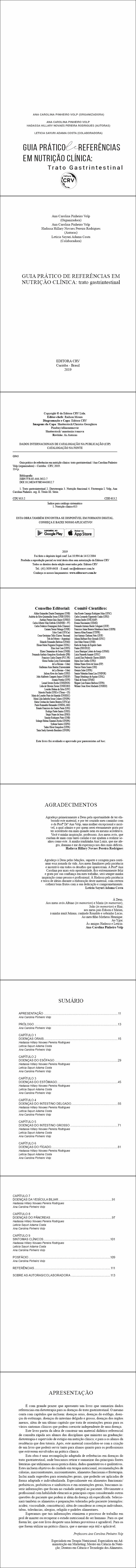 GUIA PRÁTICO DE REFERÊNCIAS EM NUTRIÇÃO CLÍNICA: <br>trato gastrintestinal