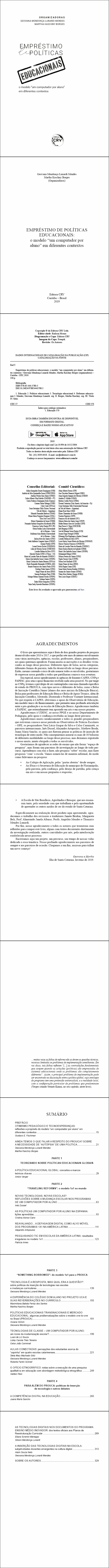 EMPRÉSTIMO DE POLÍTICAS EDUCACIONAIS:<br> o modelo “um computador por aluno” em diferentes contextos