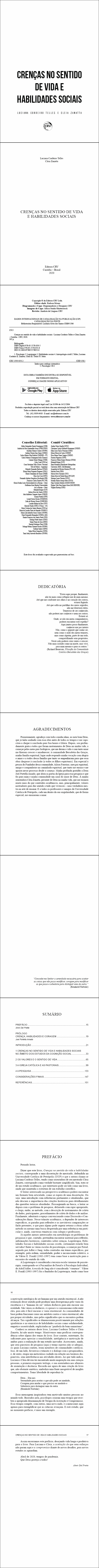 CRENÇAS NO SENTIDO DE VIDA E HABILIDADES SOCIAIS