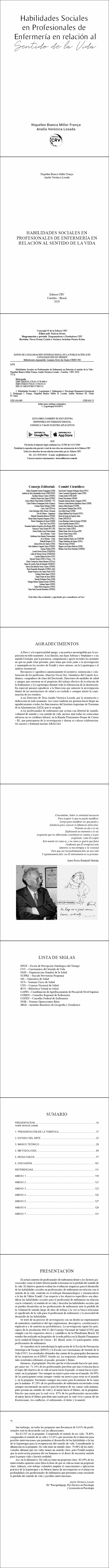 HABILIDADES SOCIALES EN PROFESIONALES DE ENFERMERÍA EN RELACIÓN AL SENTIDO DE LA VIDA