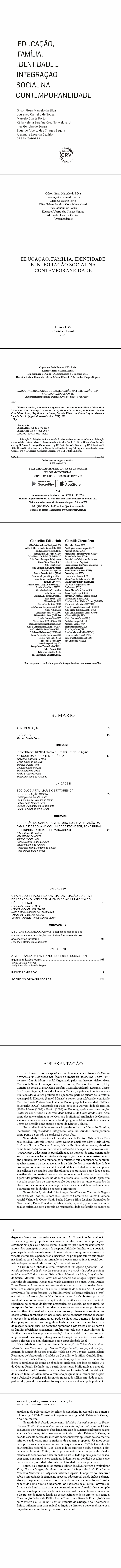 EDUCAÇÃO, FAMÍLIA, IDENTIDADE E INTEGRAÇÃO SOCIAL NA CONTEMPORANEIDADE