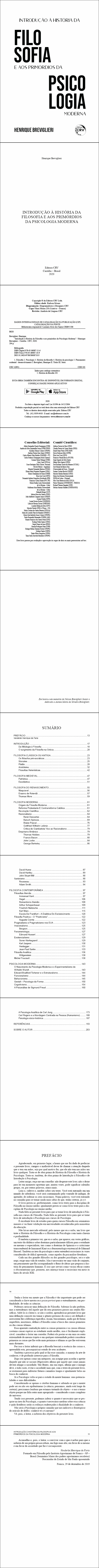 INTRODUÇÃO À HISTÓRIA DA FILOSOFIA E AOS PRIMÓRDIOS DA PSICOLOGIA MODERNA<br><a href=https://editoracrv.com.br/produtos/detalhes/35682-CRV>VER 2ª EDIÇÃO</a>