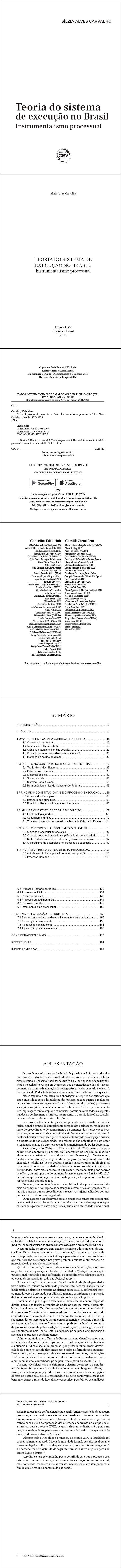 TEORIA DO SISTEMA DE EXECUÇÃO NO BRASIL: <br>Instrumentalismo processual