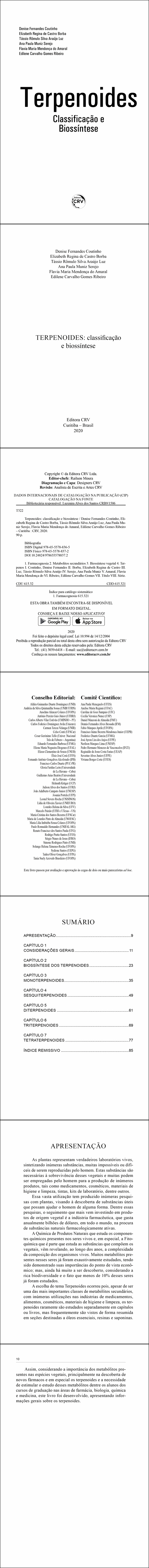 TERPENOIDES: <br>classificação e biossíntese