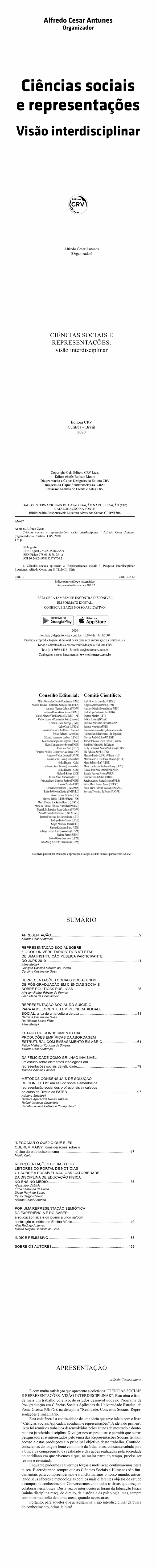 CIÊNCIAS SOCIAIS E REPRESENTAÇÕES: <br>visão interdisciplinar