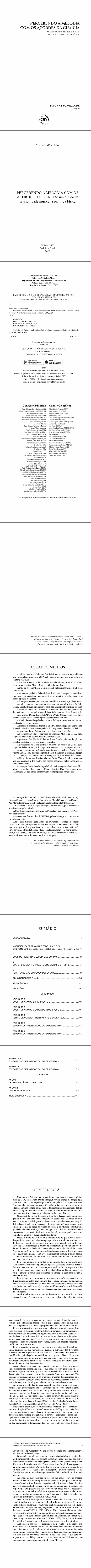 PERCEBENDO A MELODIA COM OS ACORDES DA CIÊNCIA: <br>um estudo da sensibilidade musical a partir da Física