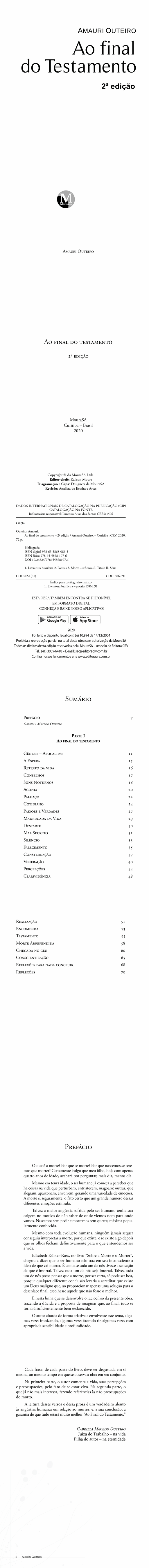 Ao final do testamento <br>2ª edição