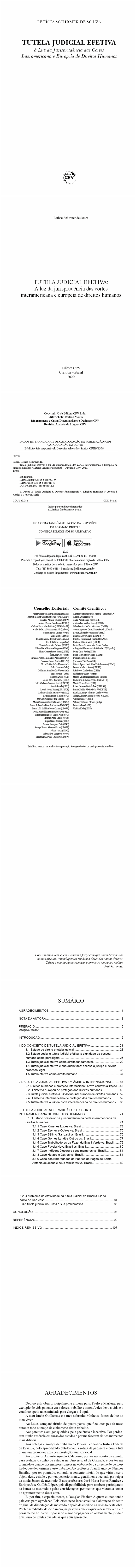 TUTELA JUDICIAL EFETIVA: <br>À luz da jurisprudência das cortes interamericana e europeia de direitos humanos