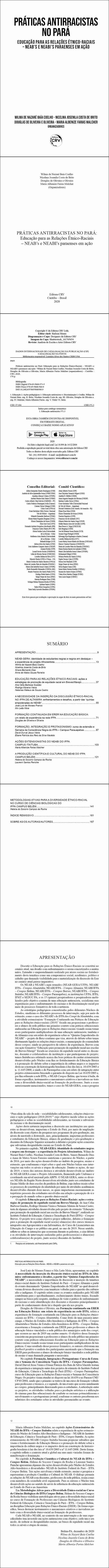 PRÁTICAS ANTIRRACISTAS NO PARÁ: <BR>Educação para as Relações Étnico-Raciais – NEAB’s e NEABI’s paraenses em ação