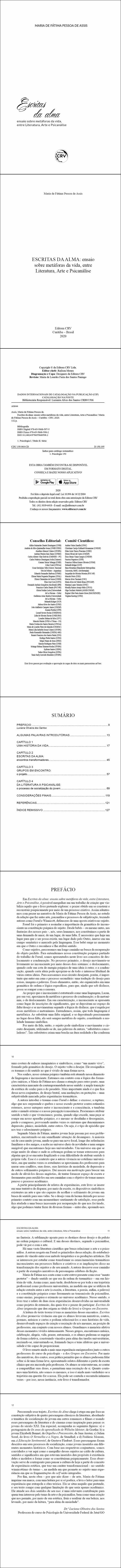 ESCRITAS DA ALMA: <br>ensaio sobre metáforas da vida, entre Literatura, Arte e Psicanálise