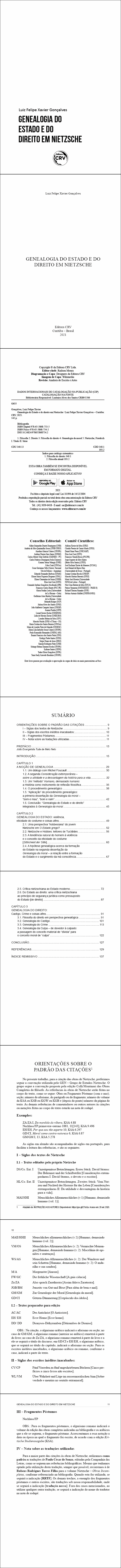 GENEALOGIA DO ESTADO E DO DIREITO EM NIETZSCHE