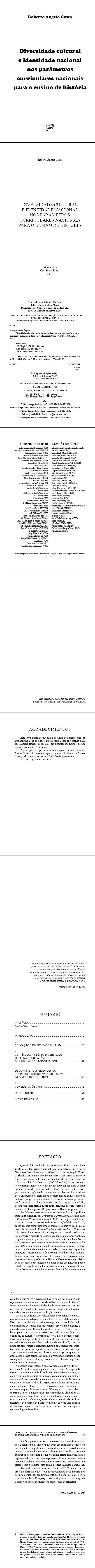 DIVERSIDADE CULTURAL E IDENTIDADE NACIONAL NOS PARÂMETROS CURRICULARES NACIONAIS PARA O ENSINO DE HISTÓRIA