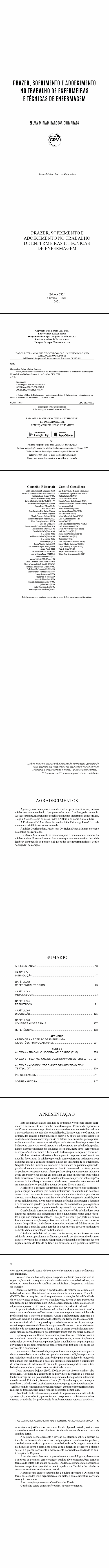 PRAZER, SOFRIMENTO E ADOECIMENTO NO TRABALHO DE ENFERMEIRAS E TÉCNICAS DE ENFERMAGEM