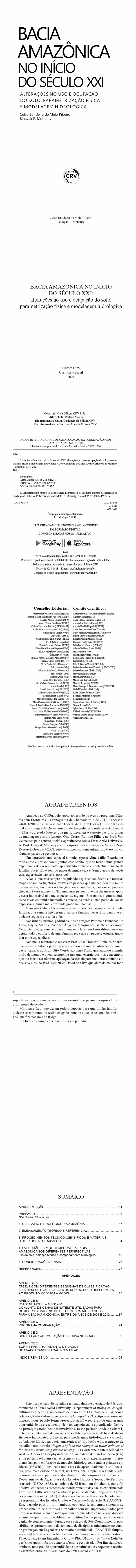 BACIA AMAZÔNICA NO INÍCIO DO SÉCULO XXI:<br> alterações no uso e ocupação do solo, parametrização física e modelagem hidrológica