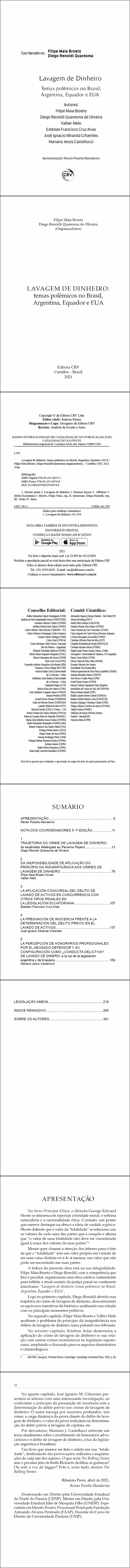 LAVAGEM DE DINHEIRO:<br> temas polêmicos no Brasil, Argentina, Equador e EUA