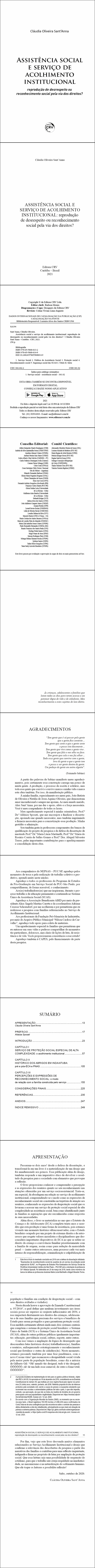 ASSISTÊNCIA SOCIAL E SERVIÇO DE ACOLHIMENTO INSTITUCIONAL:<br> reprodução de desrespeito ou reconhecimento social pela via dos direitos?