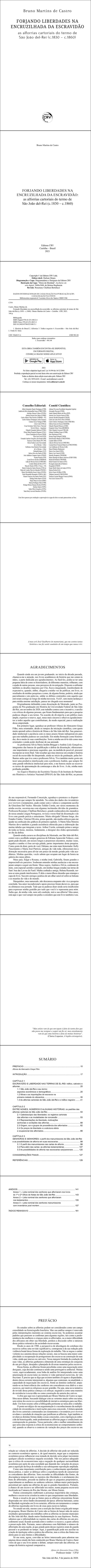 FORJANDO LIBERDADES NA ENCRUZILHADA DA ESCRAVIDÃO:<br> as alforrias cartoriais do termo de São João del-Rei (c.1830 – c.1860)