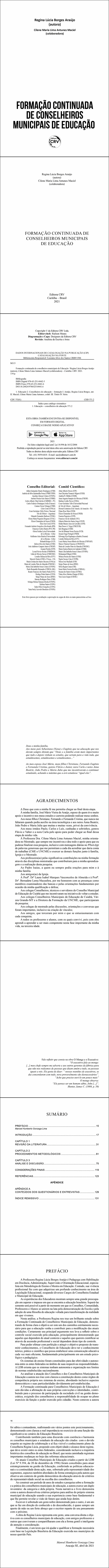 FORMAÇÃO CONTINUADA DE CONSELHEIROS MUNICIPAIS DE EDUCAÇÃO