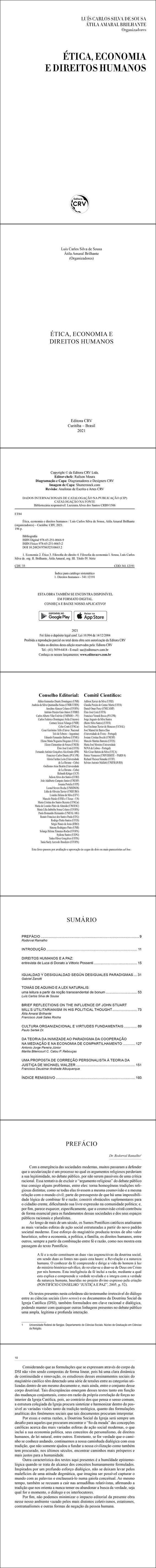ÉTICA, ECONOMIA E DIREITOS HUMANOS