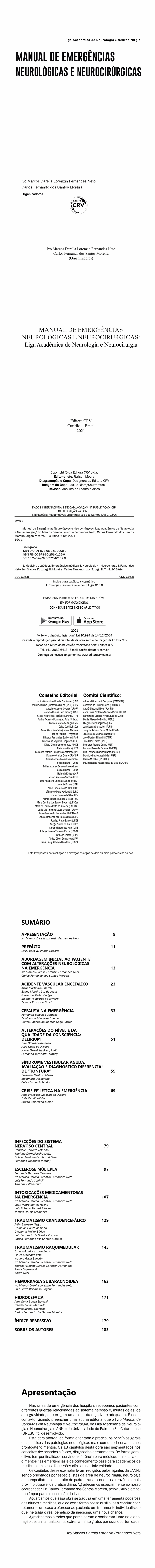 MANUAL DE EMERGÊNCIAS NEUROLÓGICAS E NEUROCIRÚRGICAS: <br>Liga Acadêmica de Neurologia e Neurocirurgia