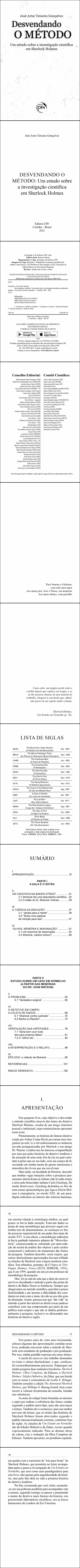 DESVENDANDO O MÉTODO: <br>Um estudo sobre a investigação científica em Sherlock Holmes