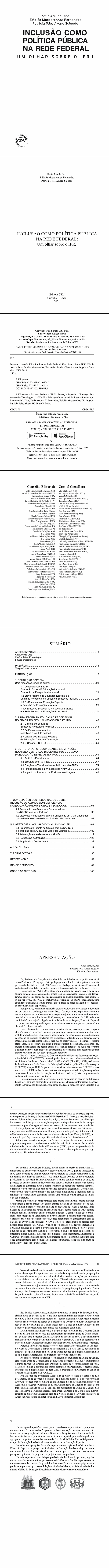 INCLUSÃO COMO POLÍTICA PÚBLICA NA REDE FEDERAL: <br>Um olhar sobre o IFRJ