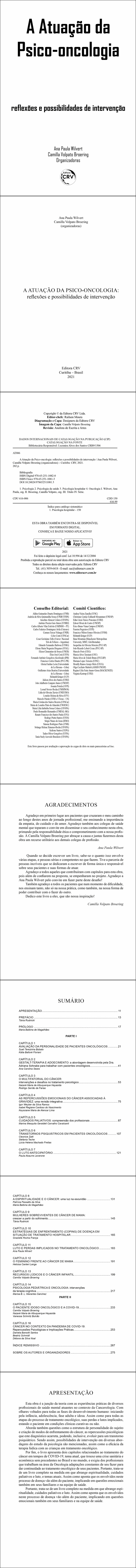 A ATUAÇÃO DA PSICO-ONCOLOGIA:<br>reflexões e possibilidades de intervenção