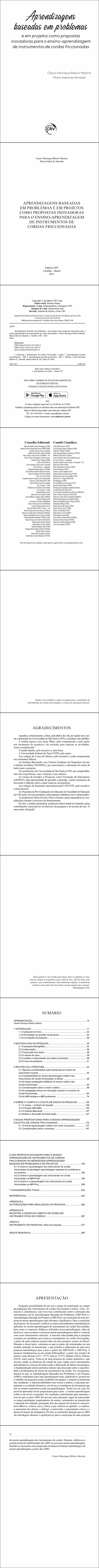 APRENDIZAGENS BASEADAS EM PROBLEMAS E EM PROJETOS COMO PROPOSTAS INOVADORAS PARA O ENSINO-APRENDIZAGEM DE INSTRUMENTOS DE CORDAS FRICCIONADAS